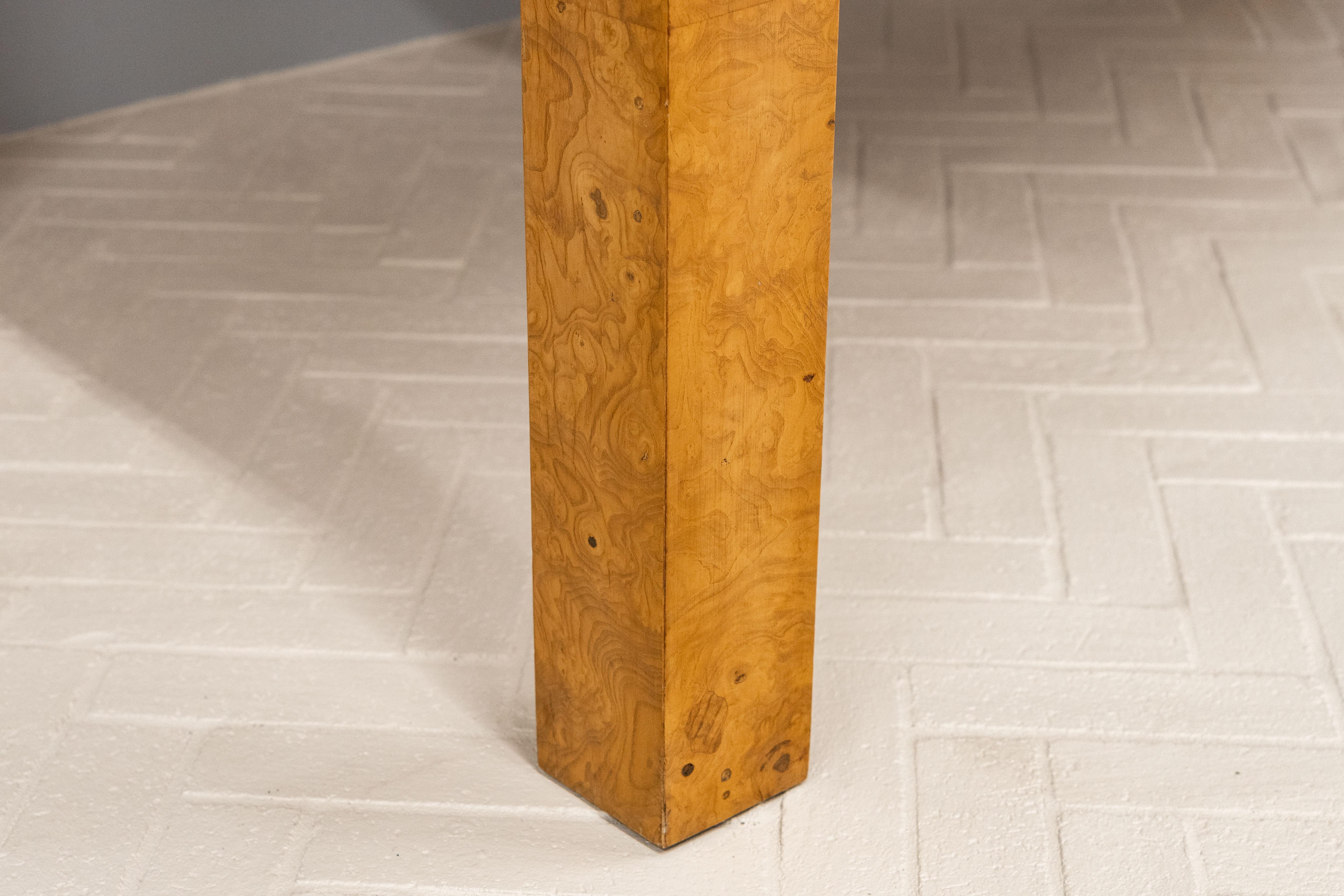 Milo Baughman Burlwood Dining Table 2