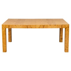 Milo Baughman Burlwood Dining Table