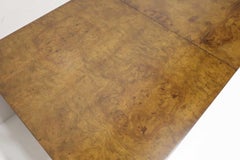 Milo Baughman Burlwood Parsons Dining Table