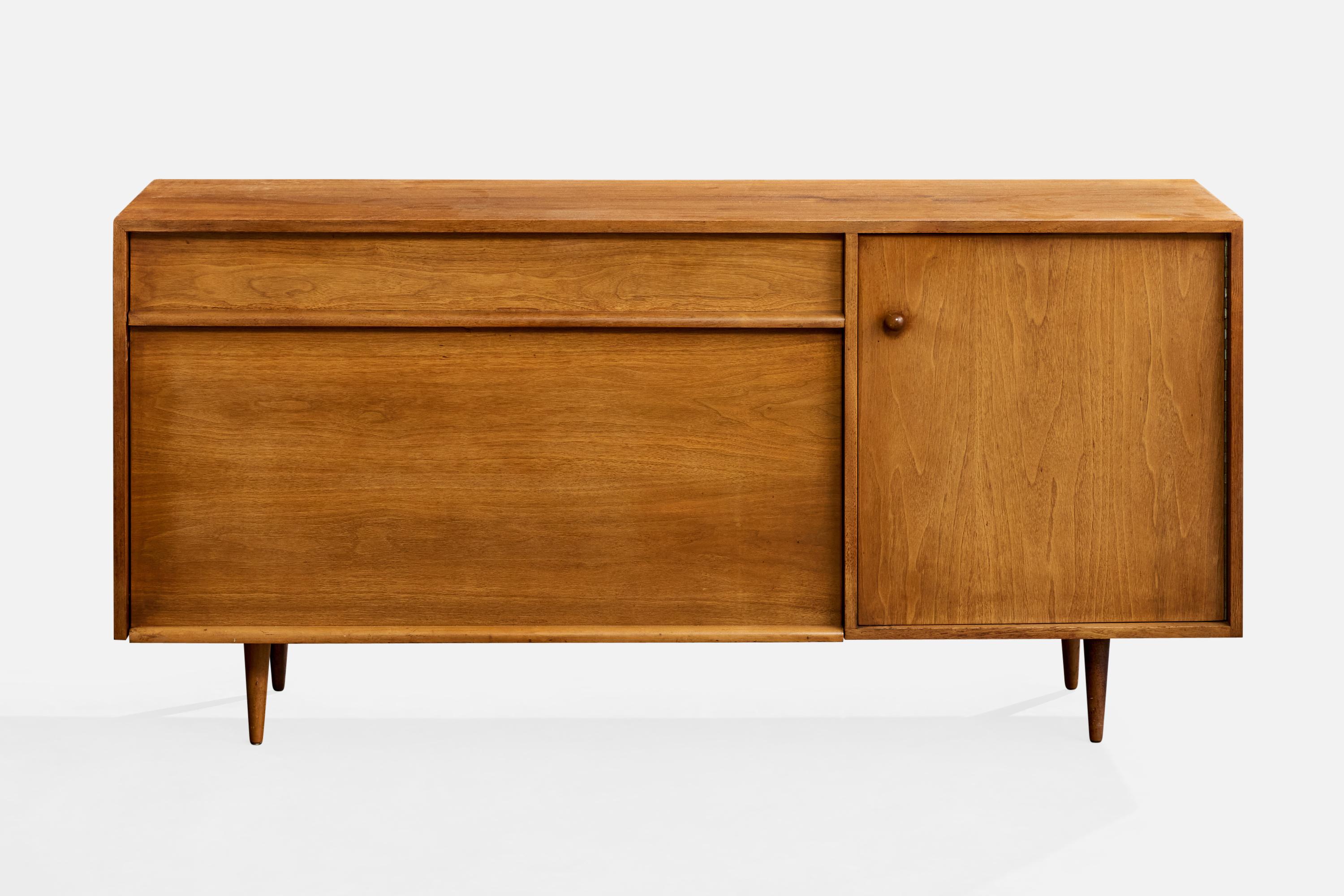 Mid-Century Modern Milo Baughman, Cabinet, Walnut, USA, 1950s For Sale
