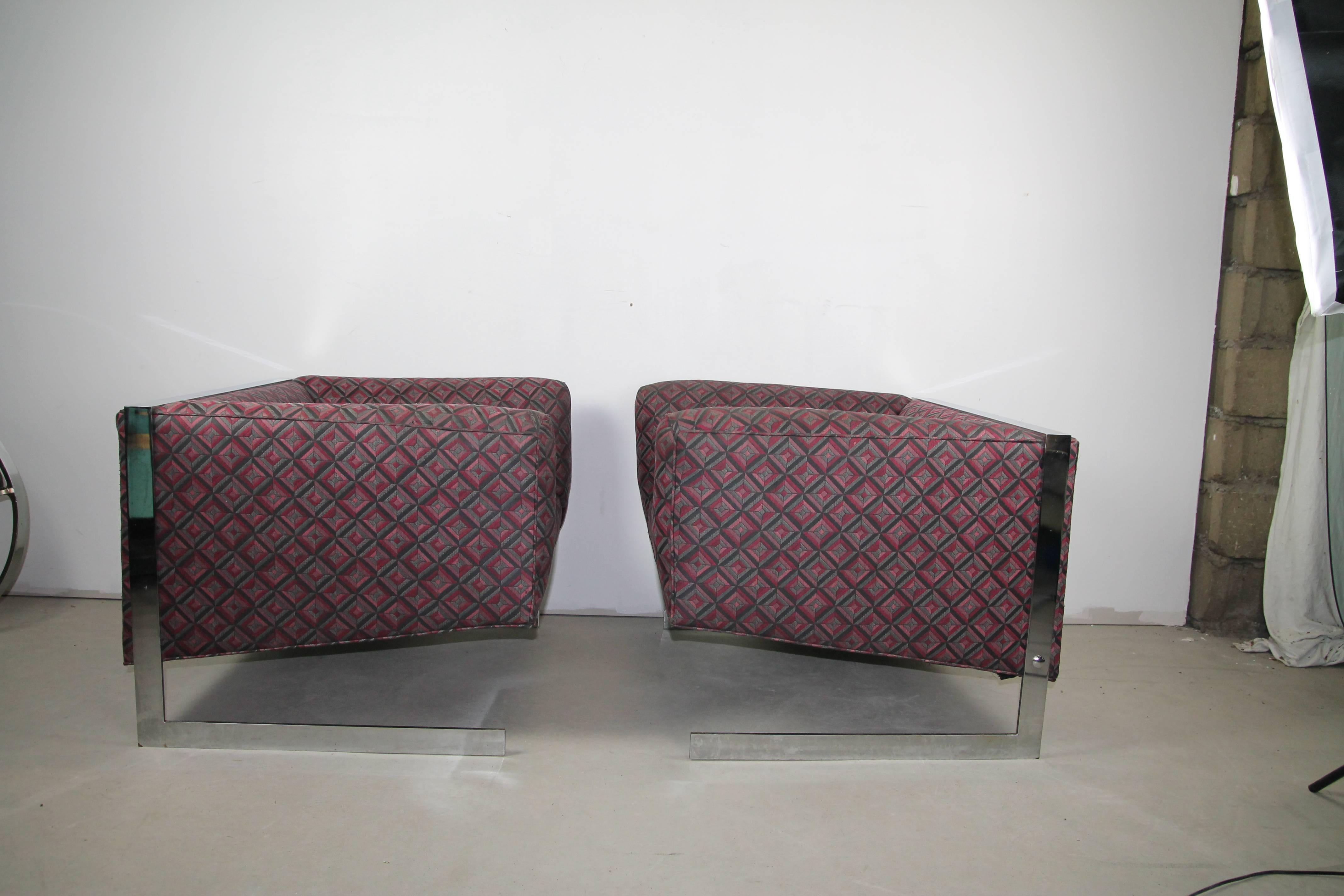 Mid-Century Modern Cantilever Lounge Chairs For Sale