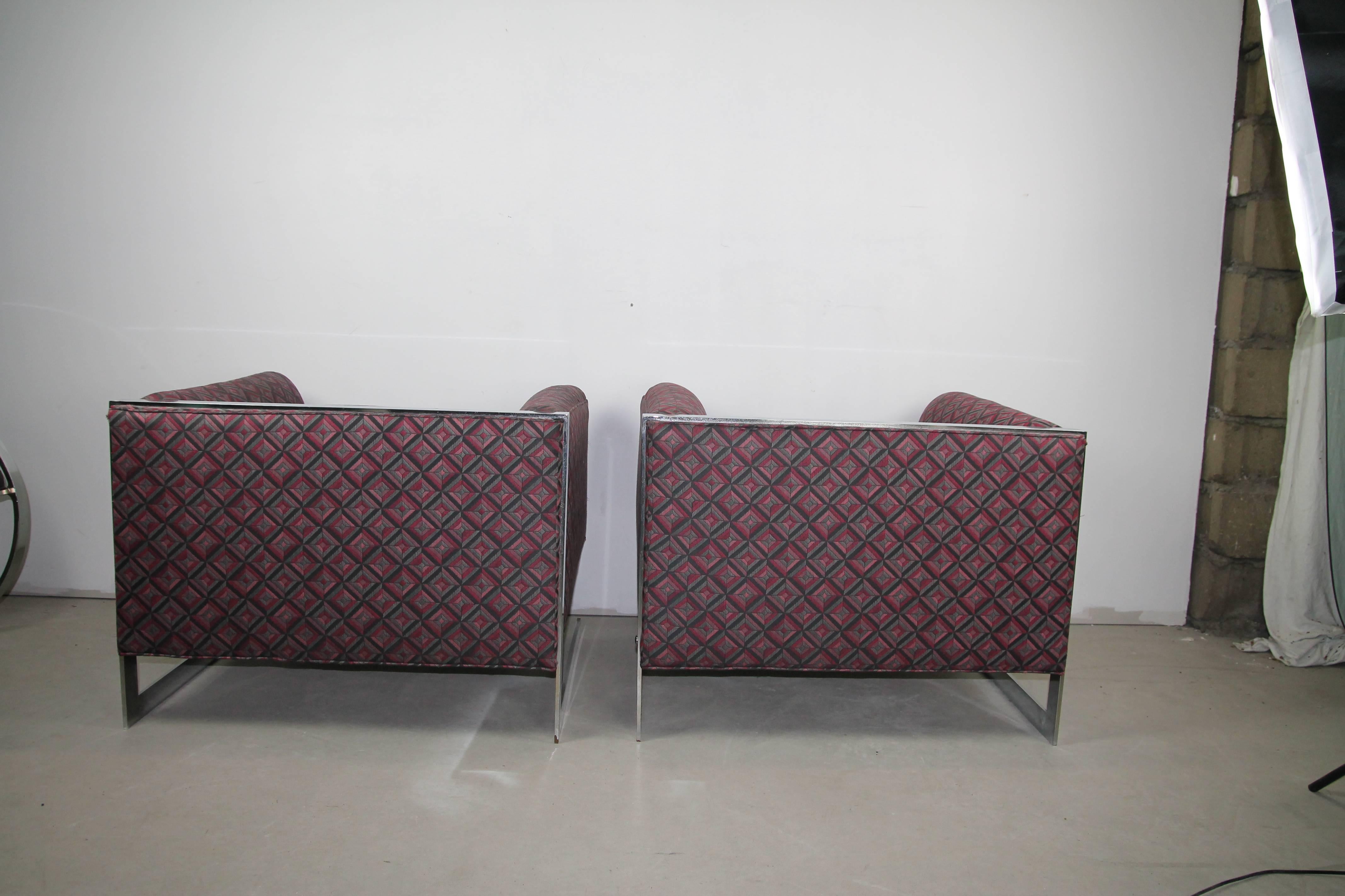 Late 20th Century Cantilever Lounge Chairs For Sale