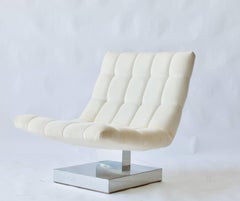 Milo Baughman Cantilevered Lounge Chair