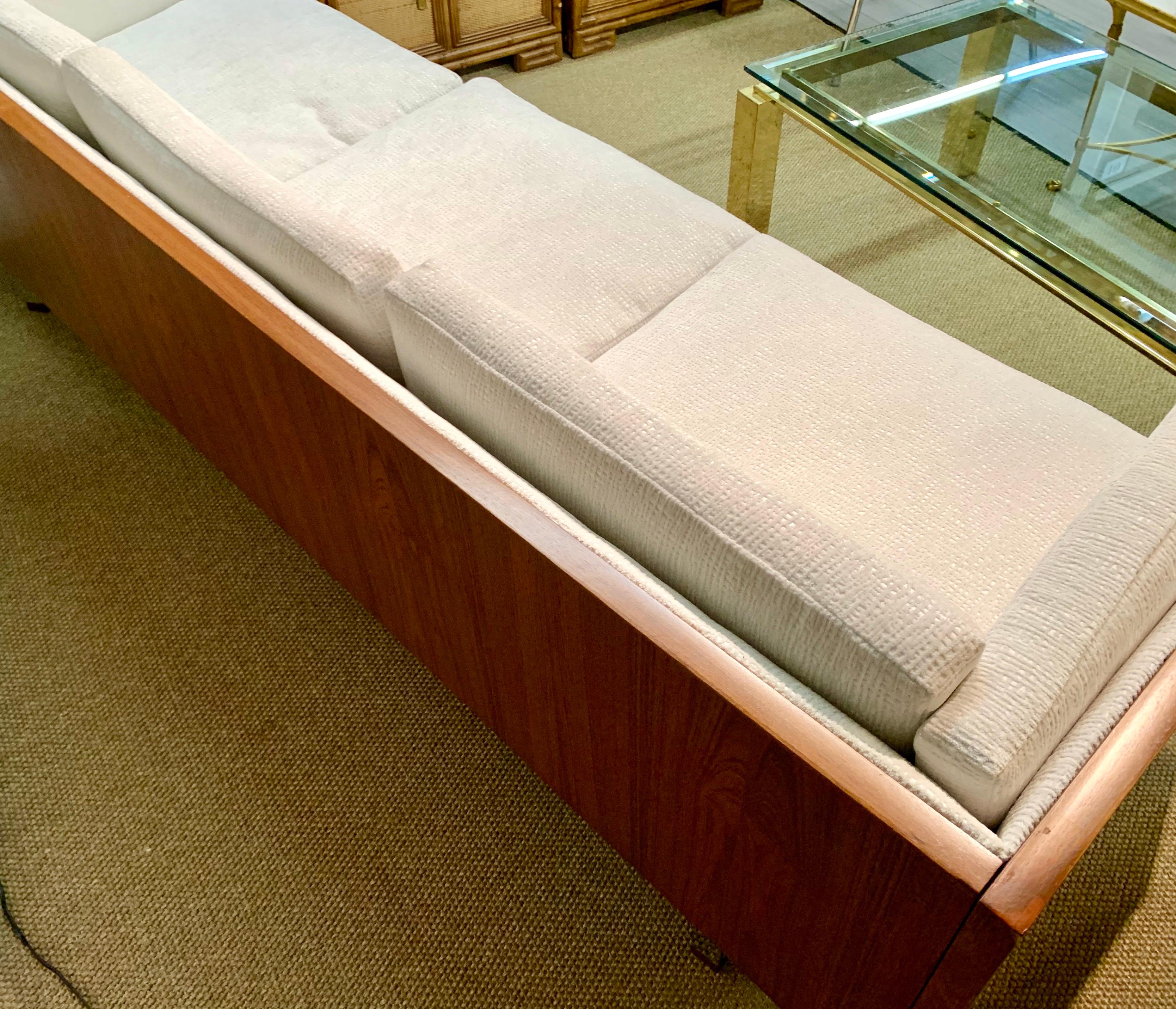 Mid-Century Modern Cased Sofa Newly Upholstered attributed to Jydsk Mobelvaerk