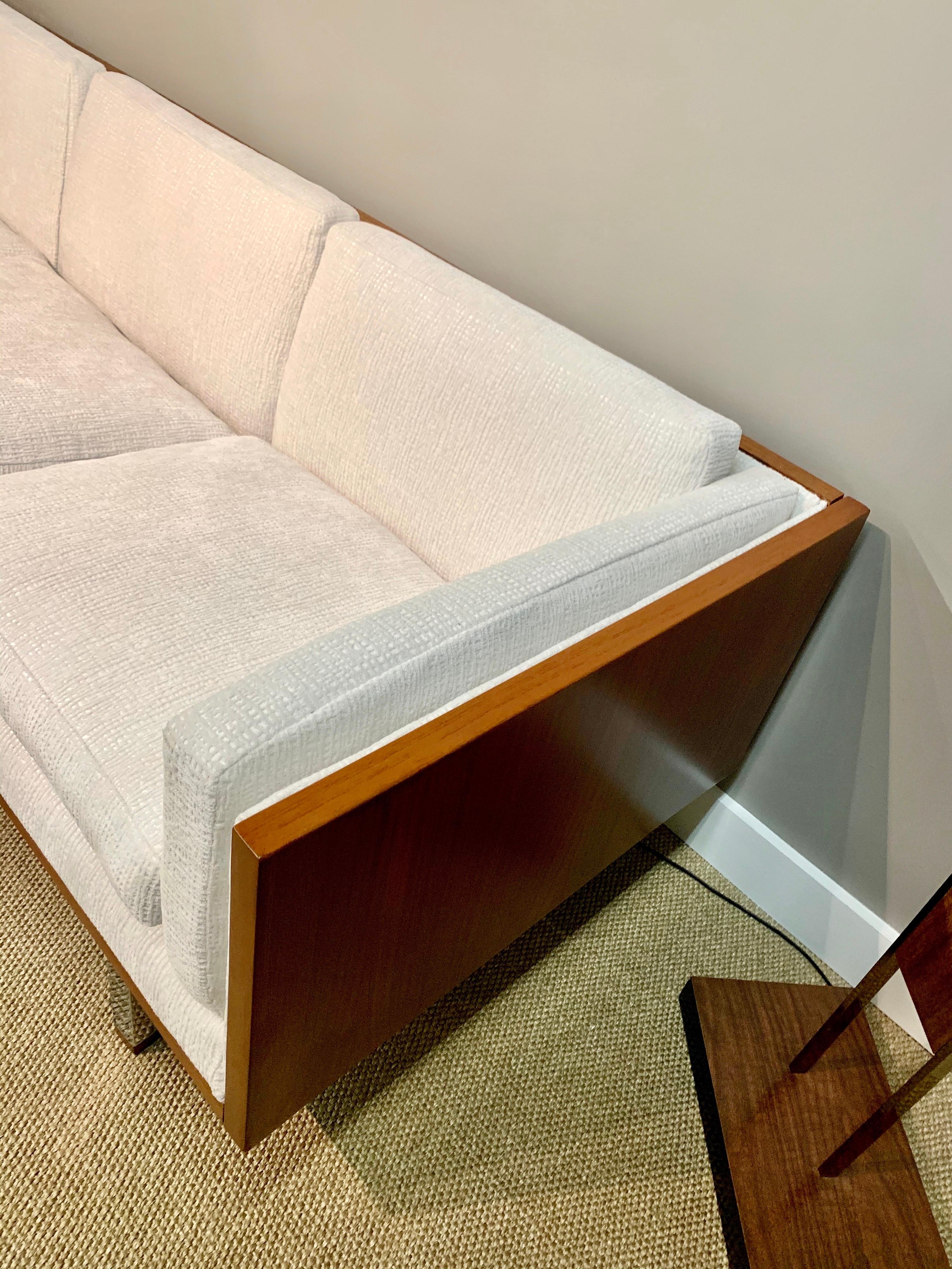 American Cased Sofa Newly Upholstered attributed to Jydsk Mobelvaerk