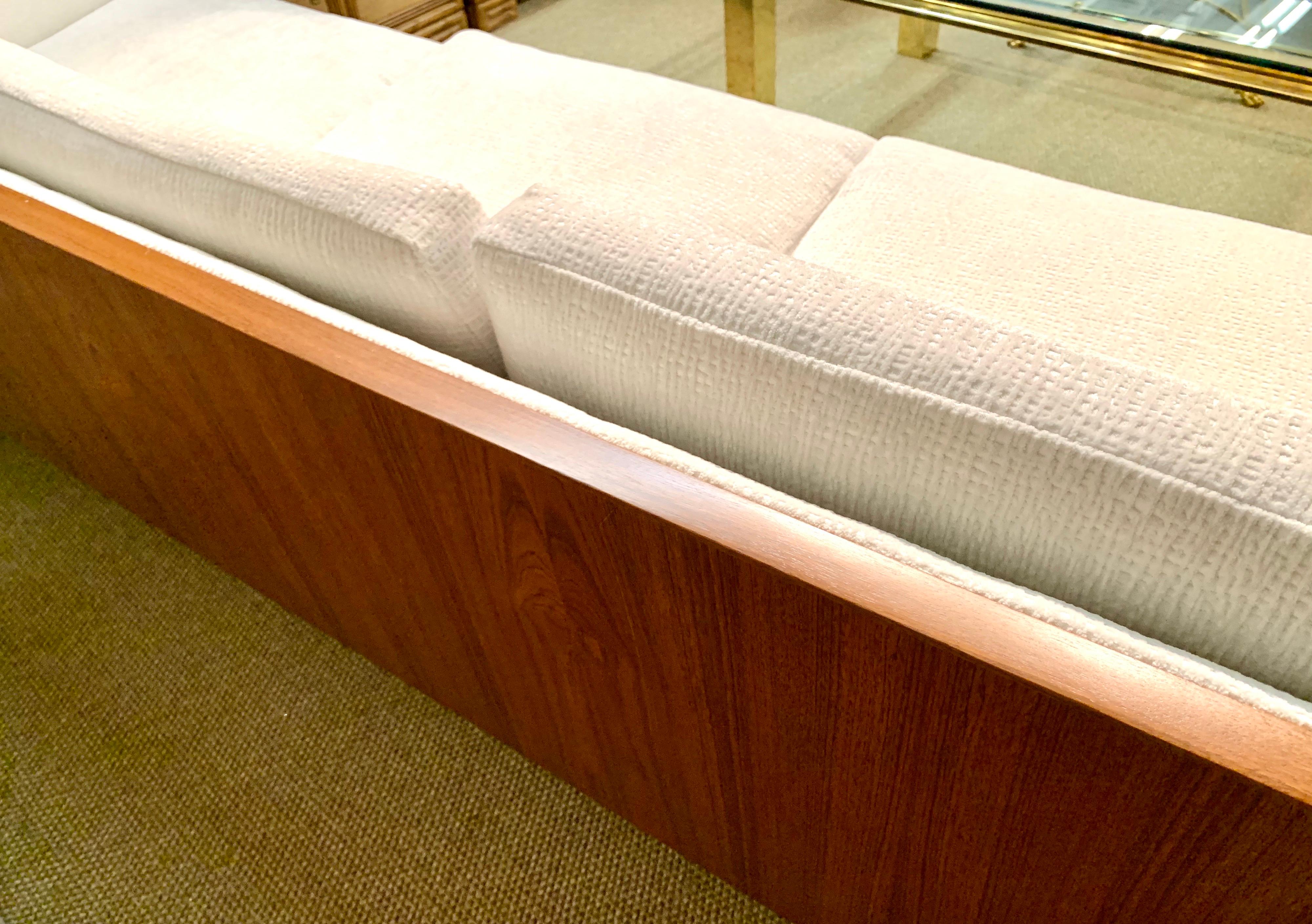 Cased Sofa Newly Upholstered attributed to Jydsk Mobelvaerk In Good Condition In West Hartford, CT