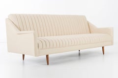 Milo Baughman Channel Back Sofa