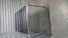 Milo Baughman Chrome and Smoke Glass Dining Table