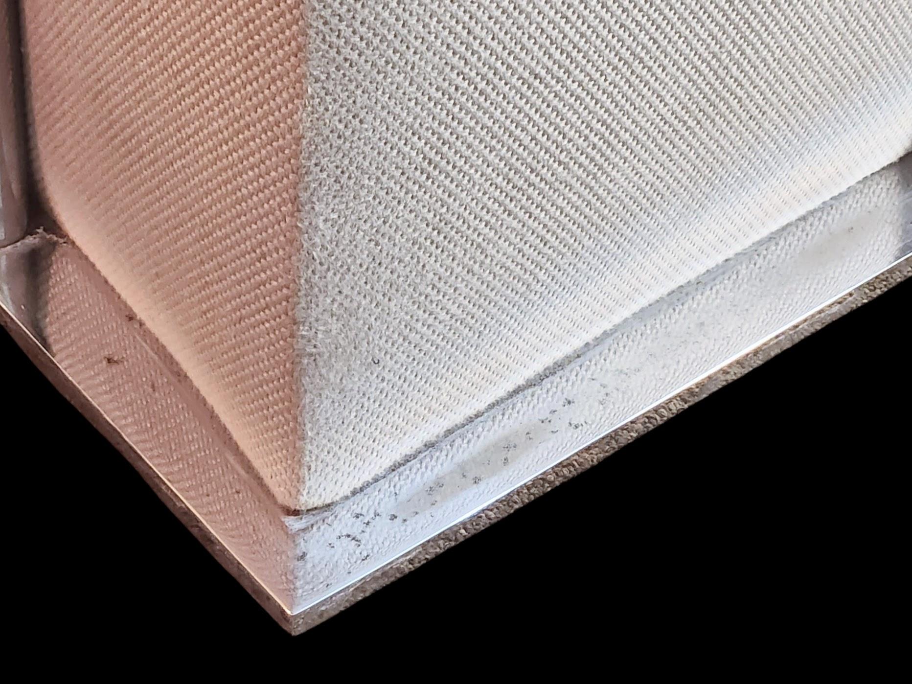 Silla de salón cúbica cromada Milo Baughman Thayer Coggin Años 1970 Hecho a mano en venta