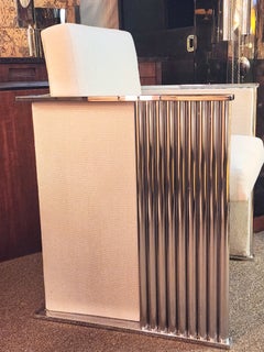 Milo Baughman Chrome Cube Lounge Chair Thayer Coggin 1970s
