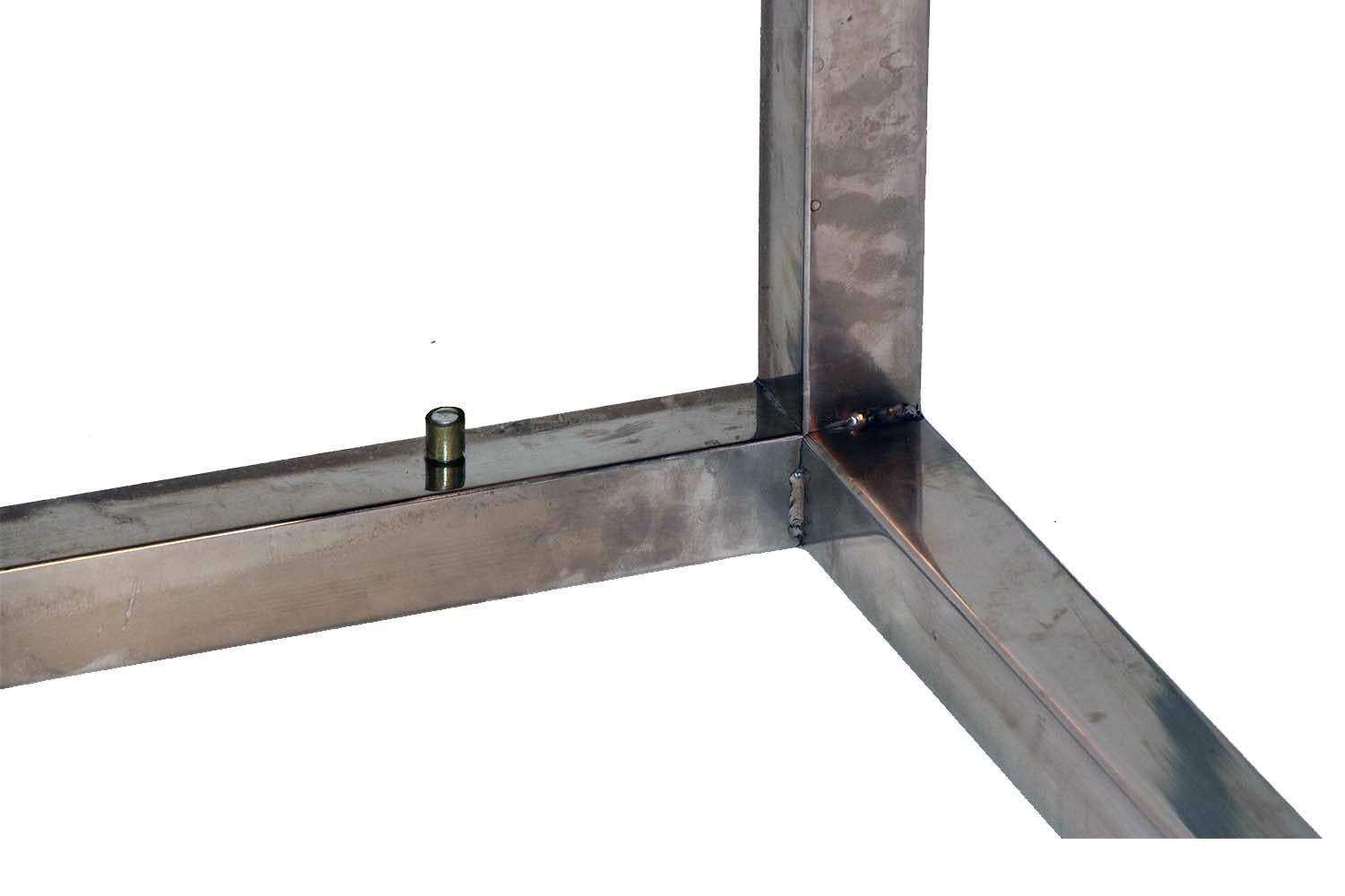 Milo Baughman Chrome Glass Console Table Mid-Century Modern 6