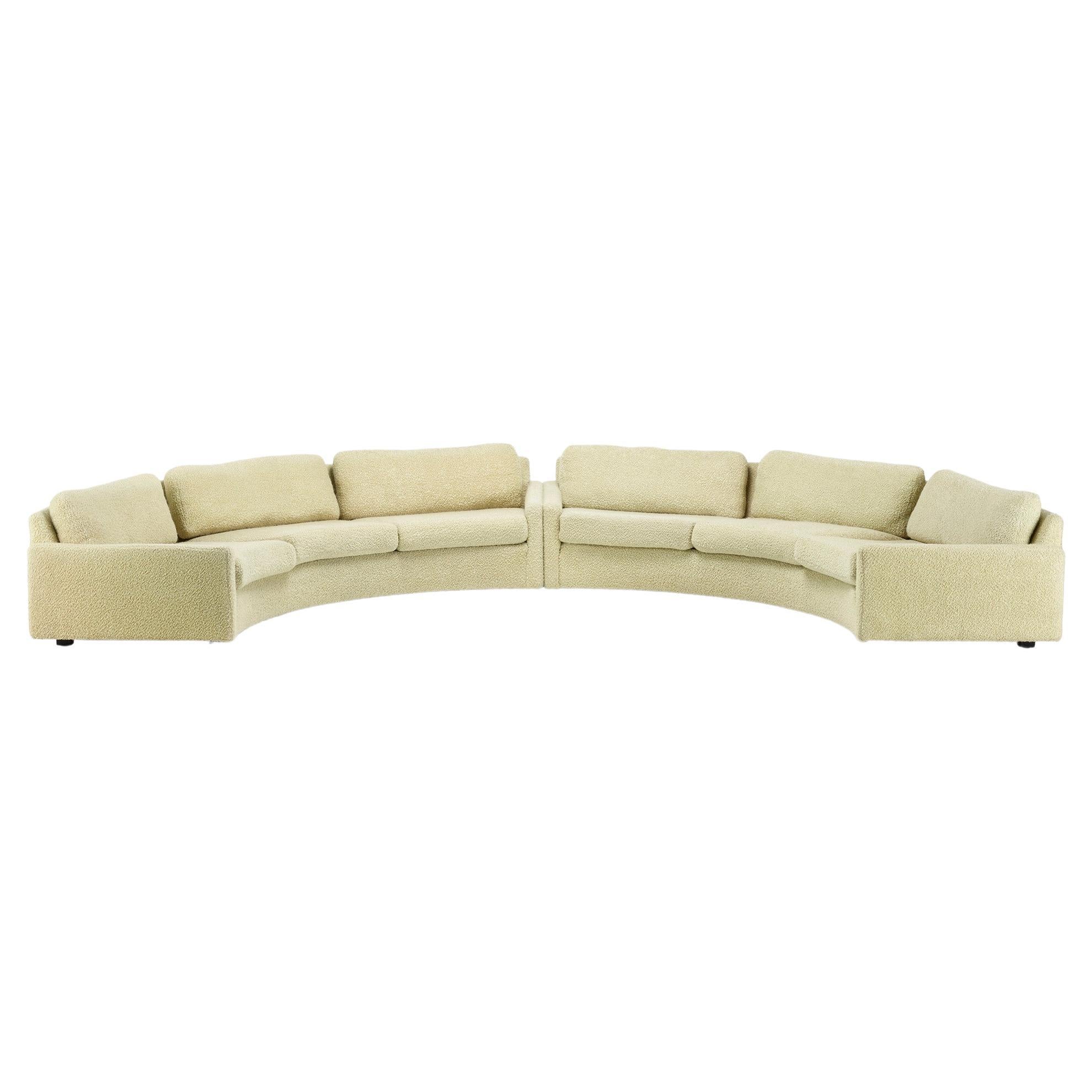 Milo Baughman Circular Sectional Sofa