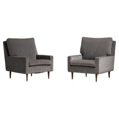 Vintage Milo Baughman Club Chairs, America circa 1960
