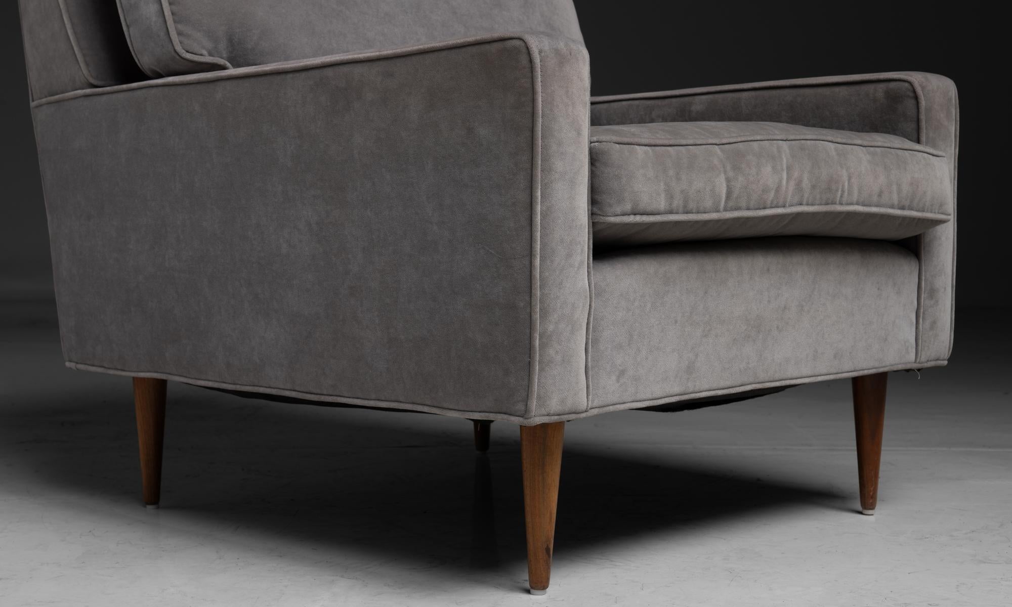 American Milo Baughman Club Chairs, America circa 1960 For Sale