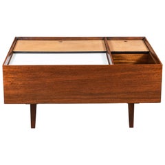 Milo Baughman Coffee Table in Exotic Mindoro Wood for Drexel
