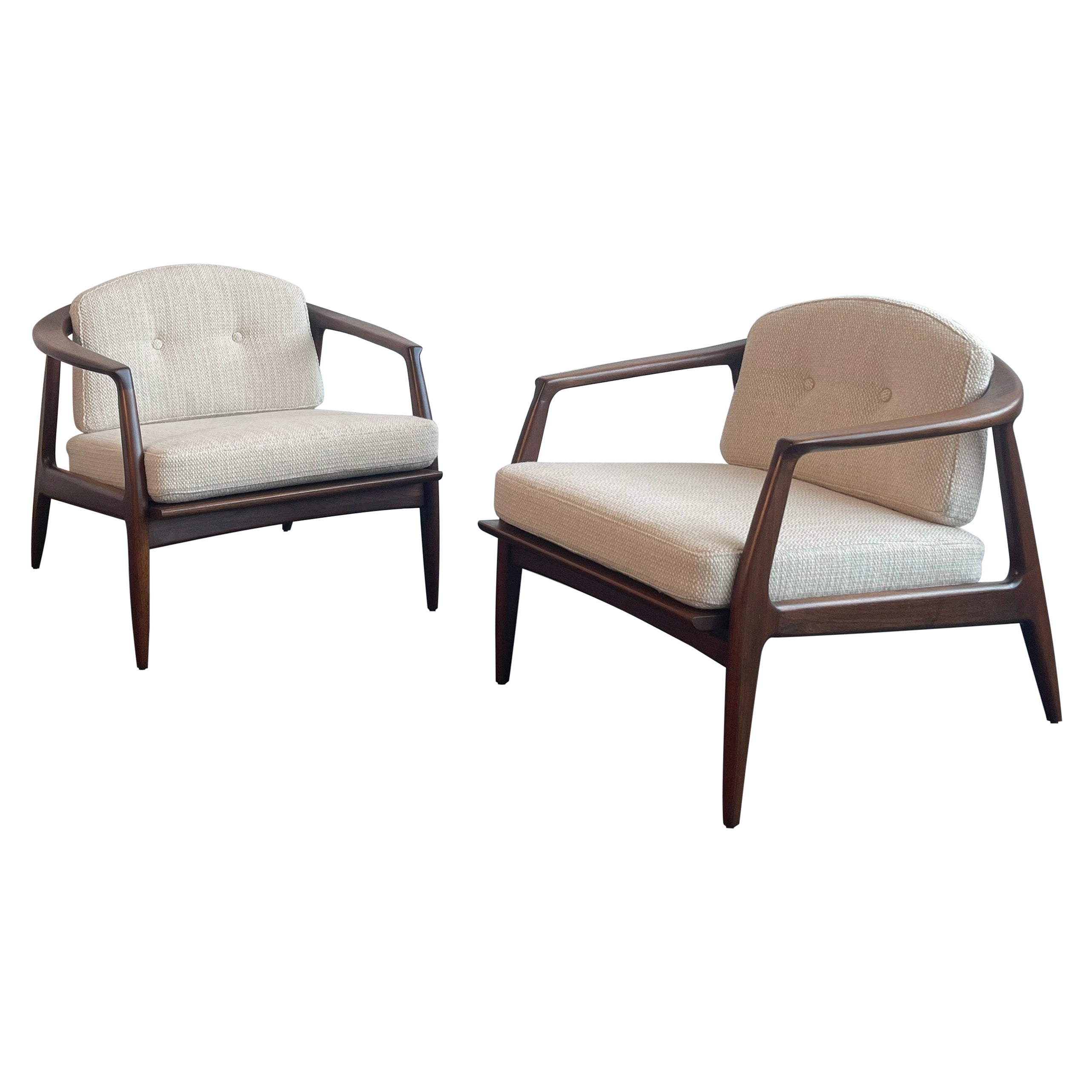 Milo Baughman Cooper Lounge Chairs For Thayer Coggin