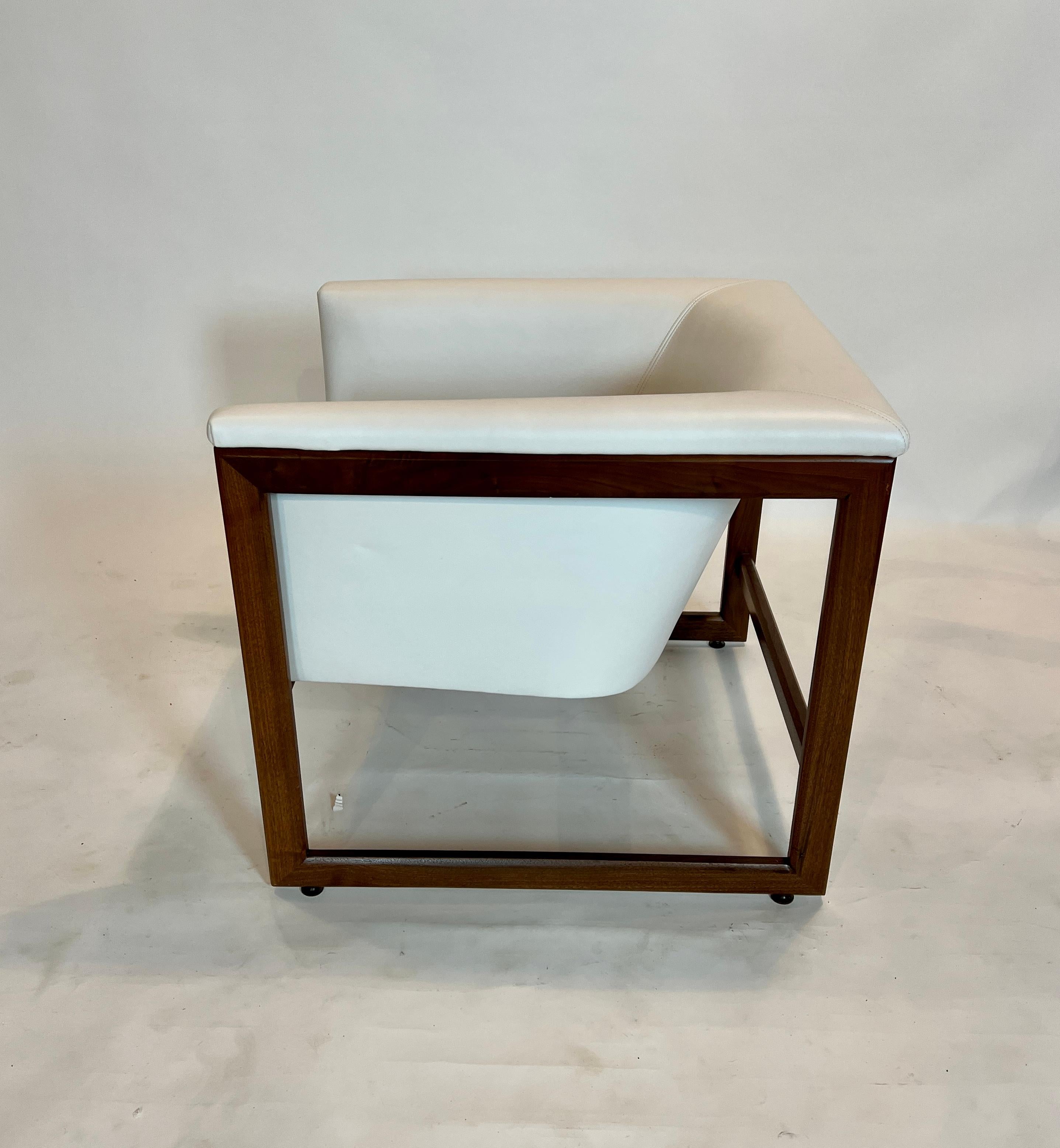 Milo Baughman Cube Chair For Sale 3