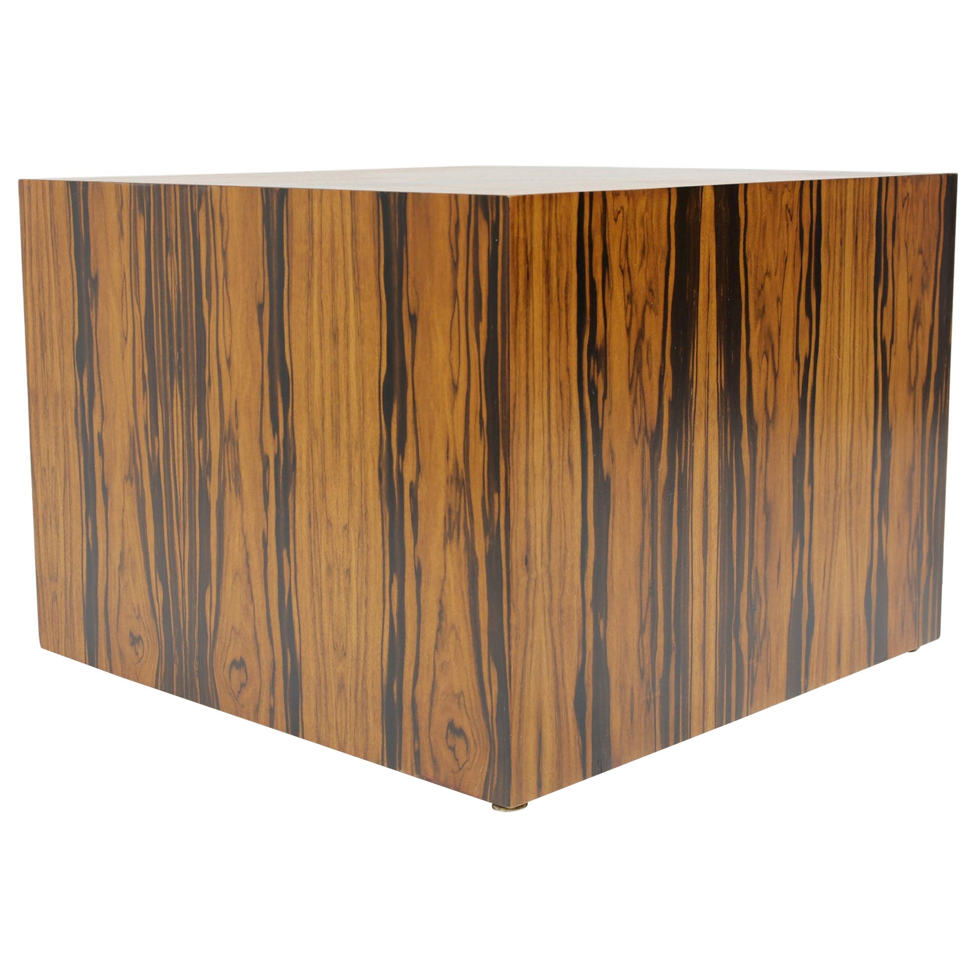 Table d
appoint ou d
extrémité cubique Milo Baughman en bois de rose en vente