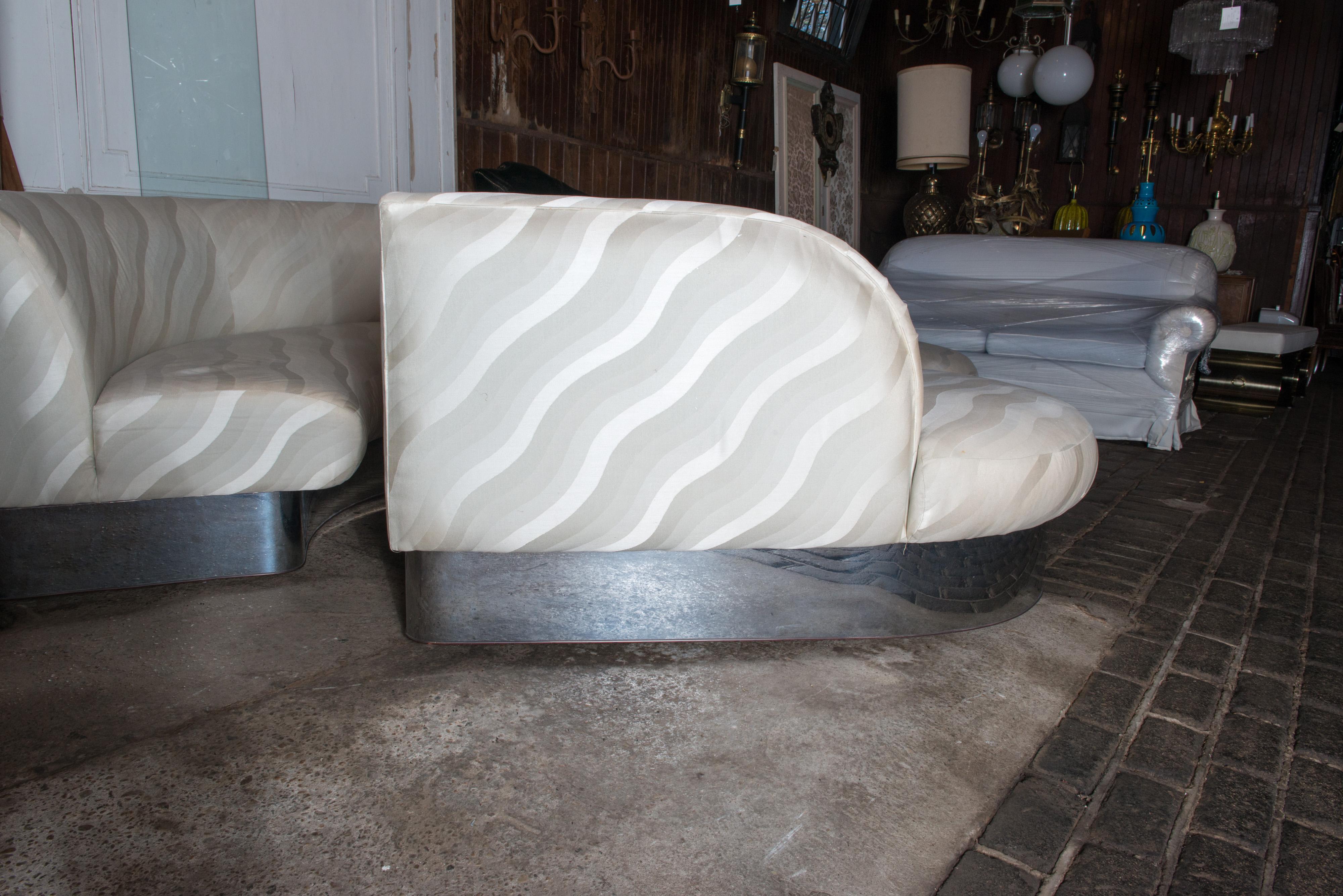 Milo Baughman Curved Sectional Sofa 6