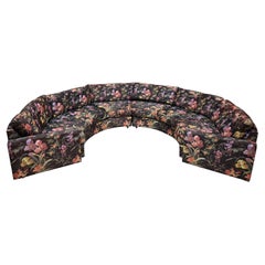 Milo Baughman Curved Sectional Sofa