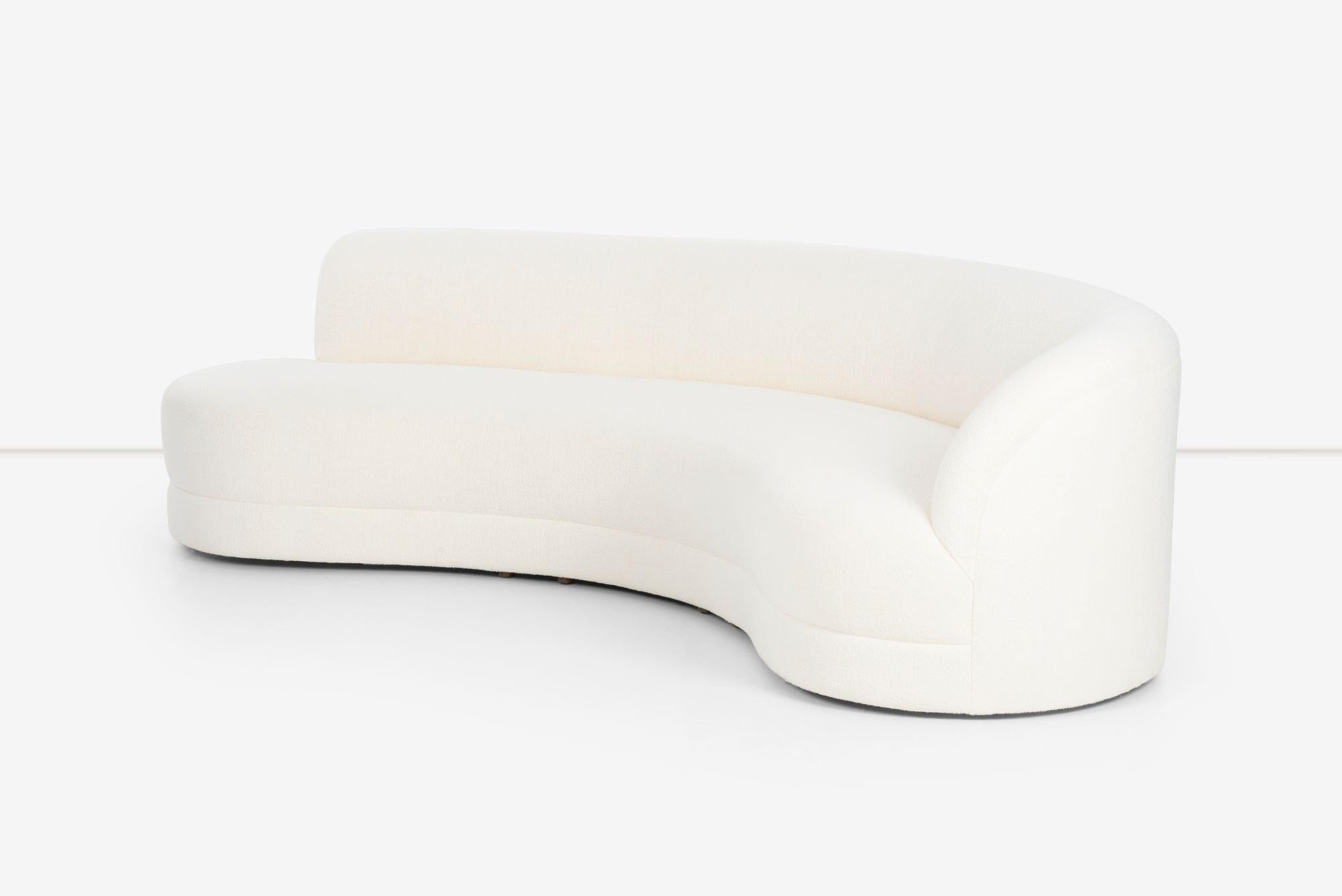Curved Sofa for Directional in the Style of Milo Baughman  For Sale 4