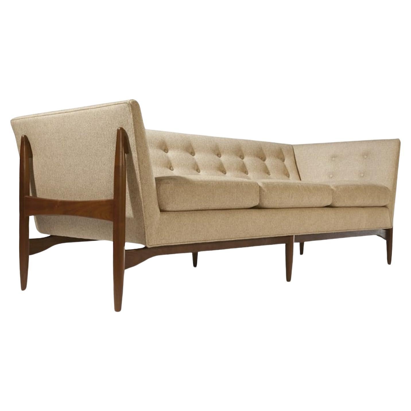 Milo Baughman Designed Button Up Sofa