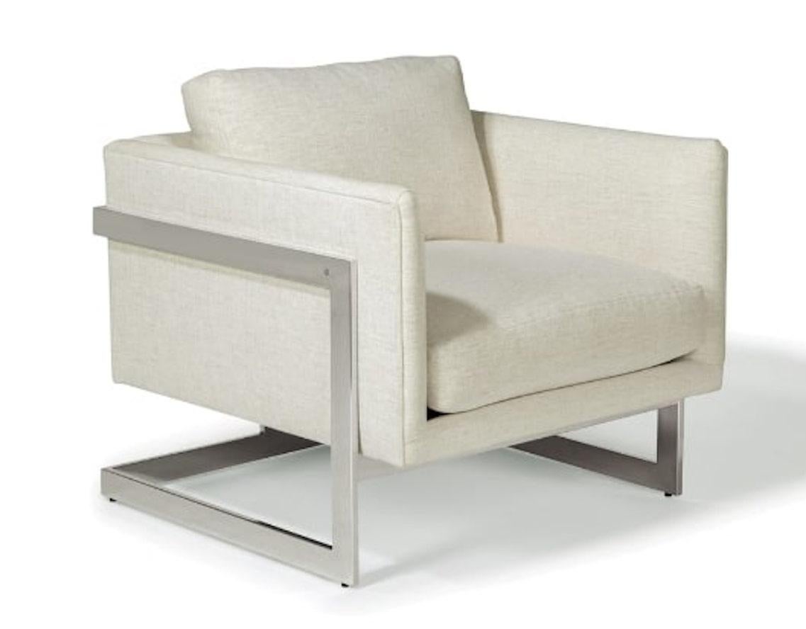 The 989 is affectionately known as the “T-back” chair, as its exposed metal frame forms a 