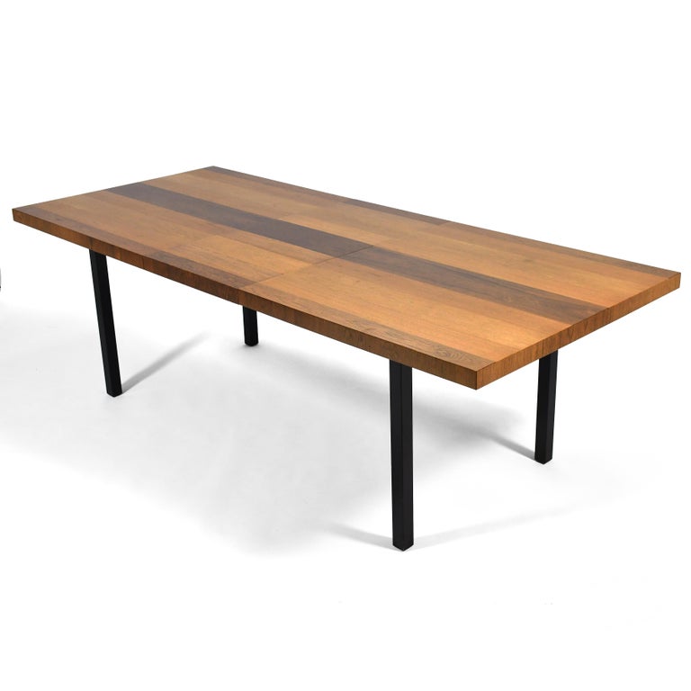 Wood Milo Baughman Dining Table by Directional For Sale