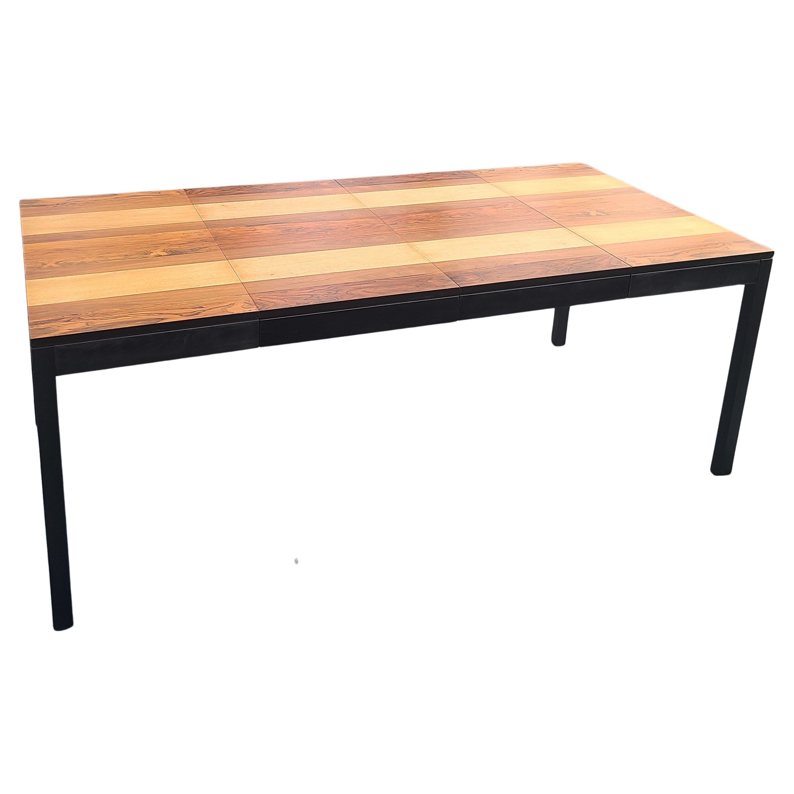 Rosewood Milo Baughman Dining Table for Directional Gallery 1 For Sale