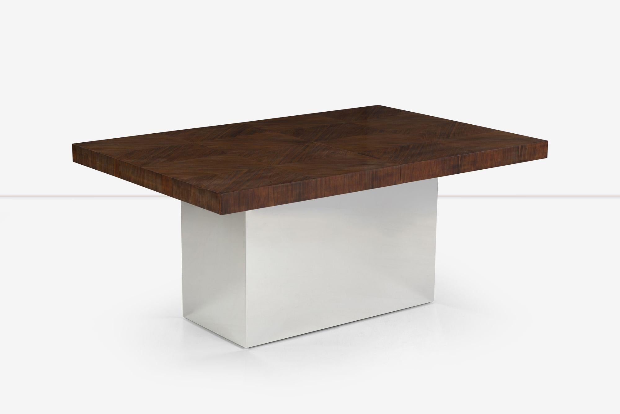Milo Baughman Dining Table for Thayer Coggin In Good Condition For Sale In Chicago, IL