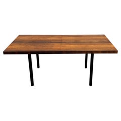 Milo Baughman - Directional Striped Exotic Mix Wood Dining Table - 2b Refinished