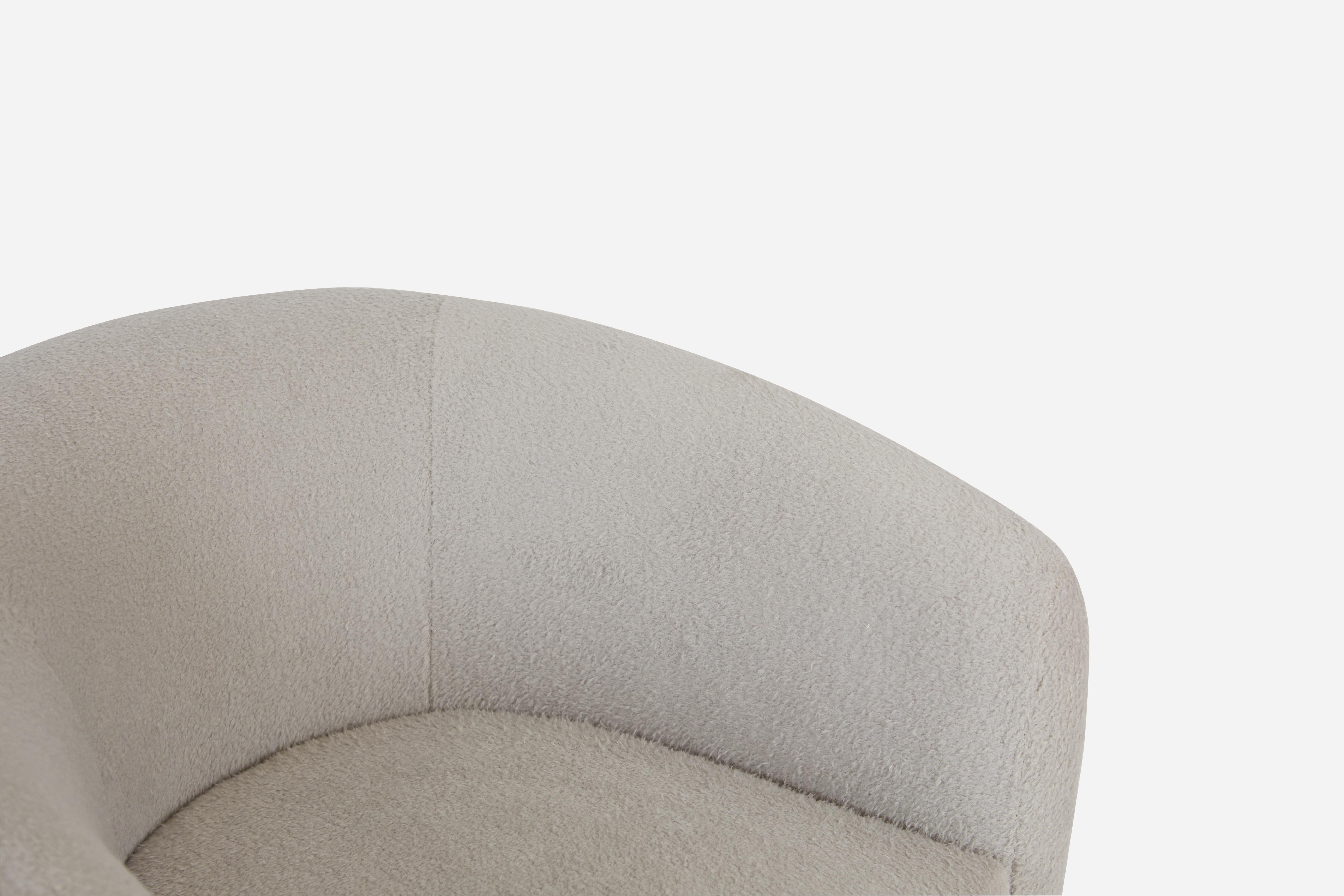 Mid-Century Modern Milo Baughman Disc Base Swivel Chairs