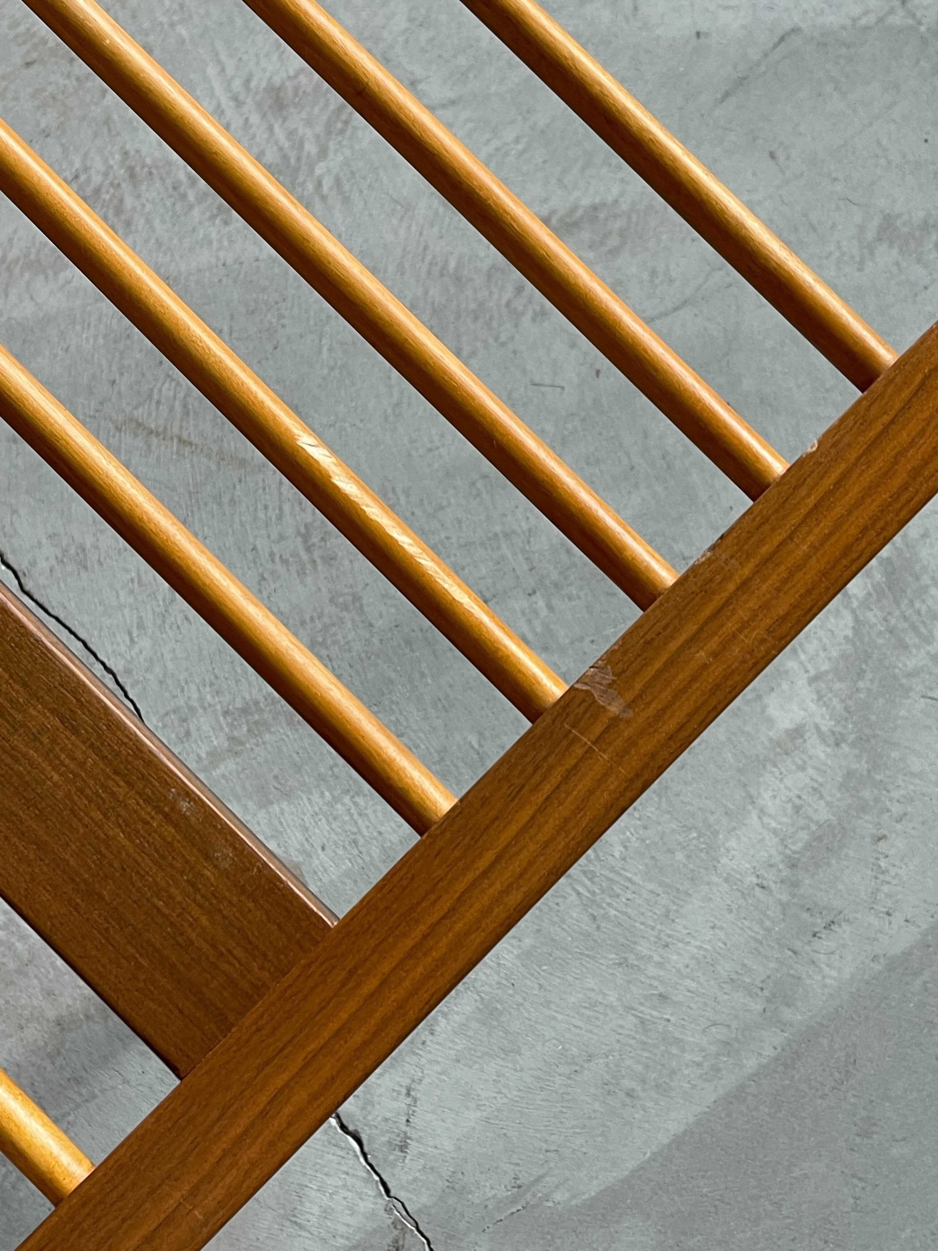 Mid-20th Century Milo Baughman, Dowel Benches, Walnut, Glenn of California, United States, 1952