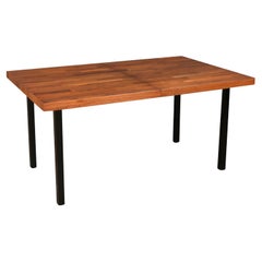 Milo Baughman Expandable Walnut Dining Table for Directional