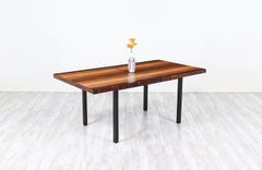 Milo Baughman Expanding Multi-Wood Dining Table for Directional