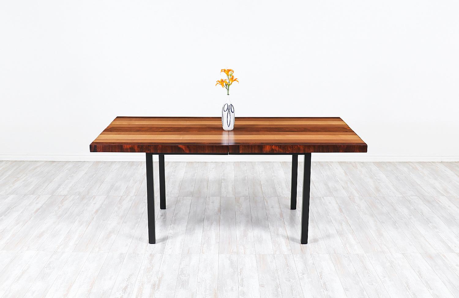 multi wood dining table