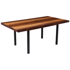 Milo Baughman Expanding Multi-Wood Dining Table for Directional