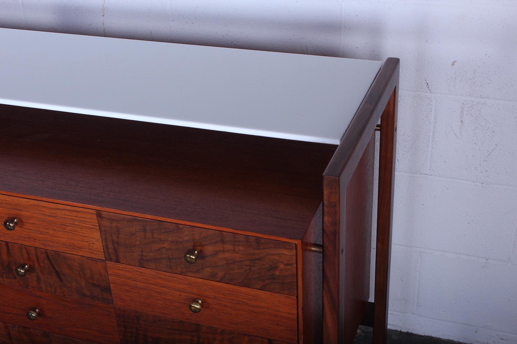 Milo Baughman for Arch Gordon Cabinet with Vitrolite Top 1