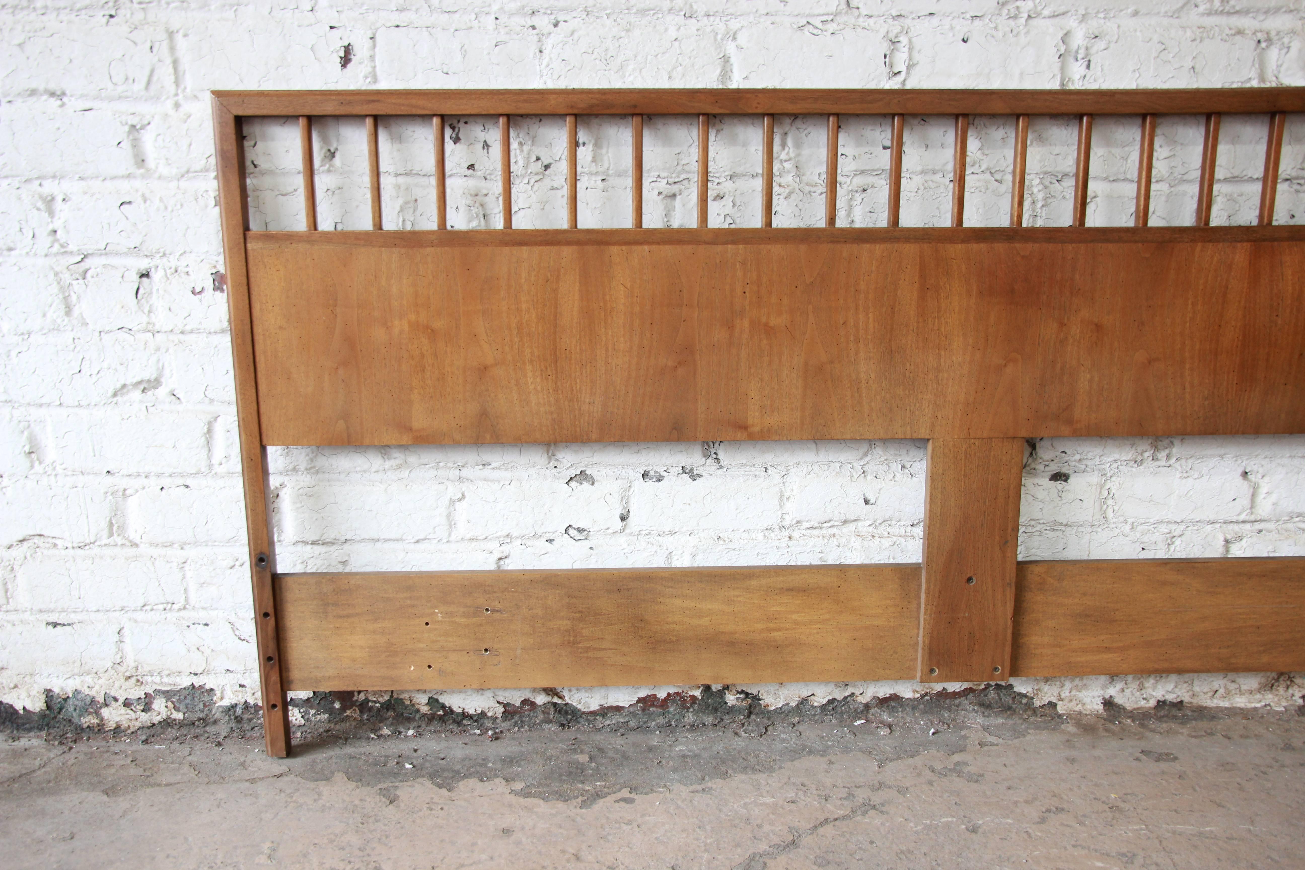 Milo Baughman for Arch Gordon Mid-Century Modern King-Size Headboard In Good Condition In South Bend, IN