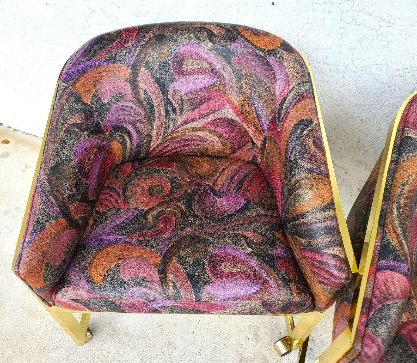 Design Institute of America Rolling Gaming Dining Club Chairs In Good Condition For Sale In Lake Worth, FL