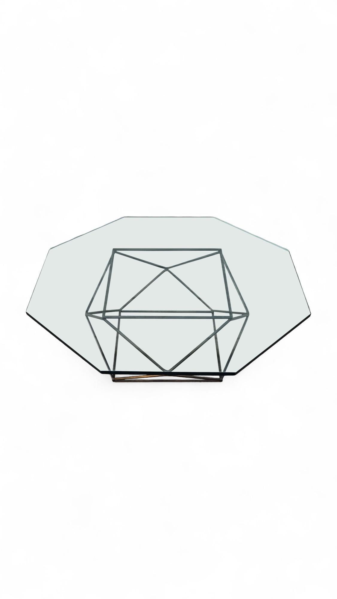 Milo Baughman for Directional  Bronze Coffee Table For Sale 7