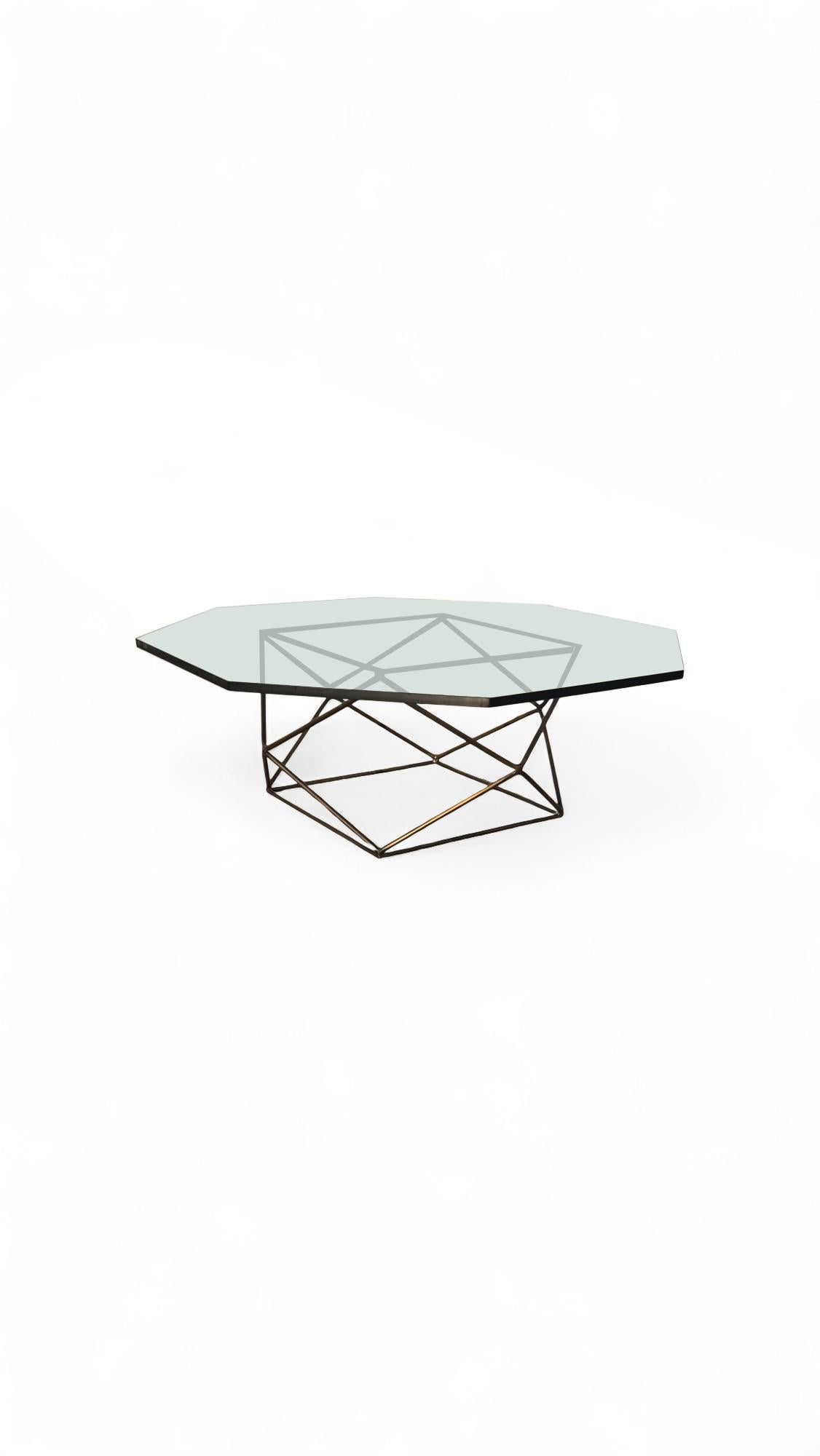 Mid-Century Modern Milo Baughman for Directional  Bronze Coffee Table For Sale