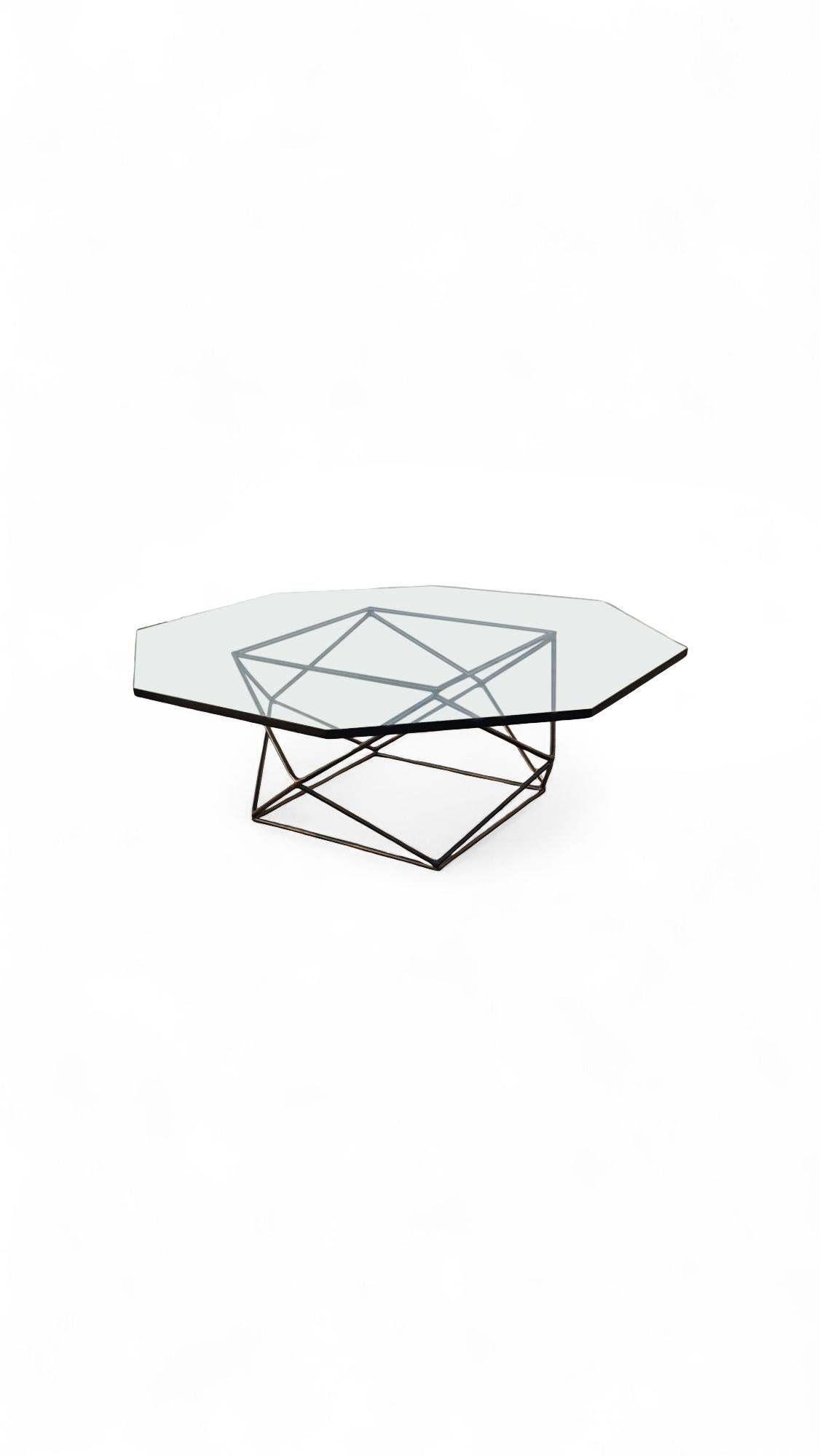 20th Century Milo Baughman for Directional  Bronze Coffee Table For Sale
