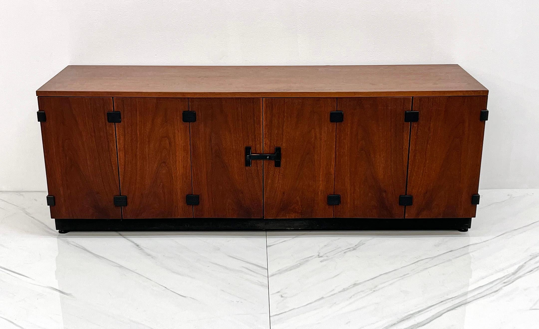 Walnut Milo Baughman for Directional Credenza For Sale