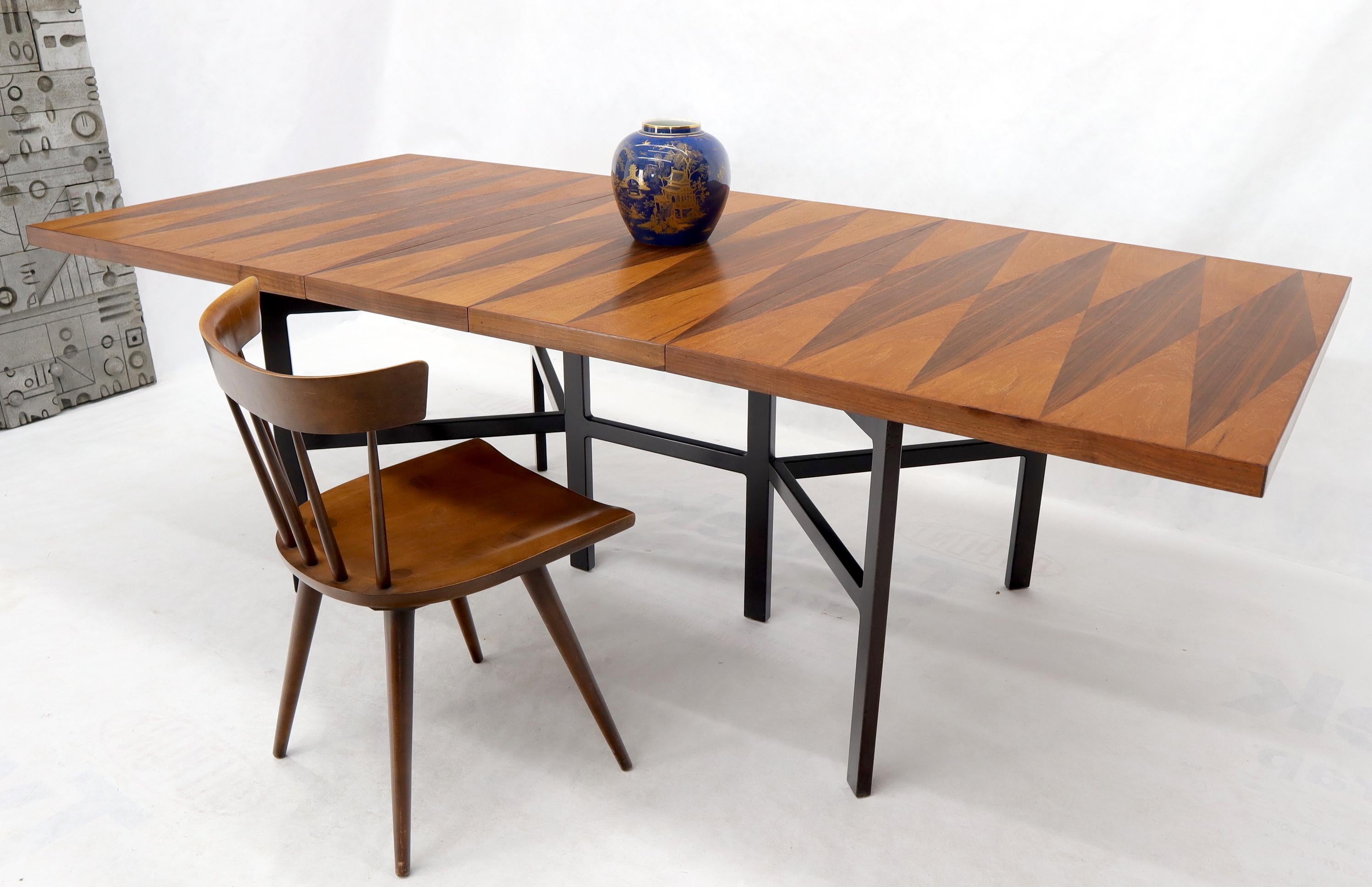 Mid-Century Modern Milo Baughman dining table with two 14