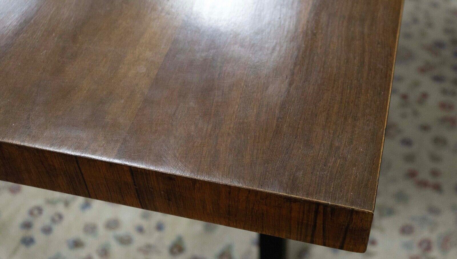 Wood Milo Baughman for Directional Expandable Dining Table w/ Leaf Mid Century Modern