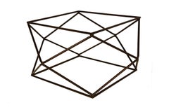 Milo Baughman für Directional Geometrischer Couchtisch aus Bronze