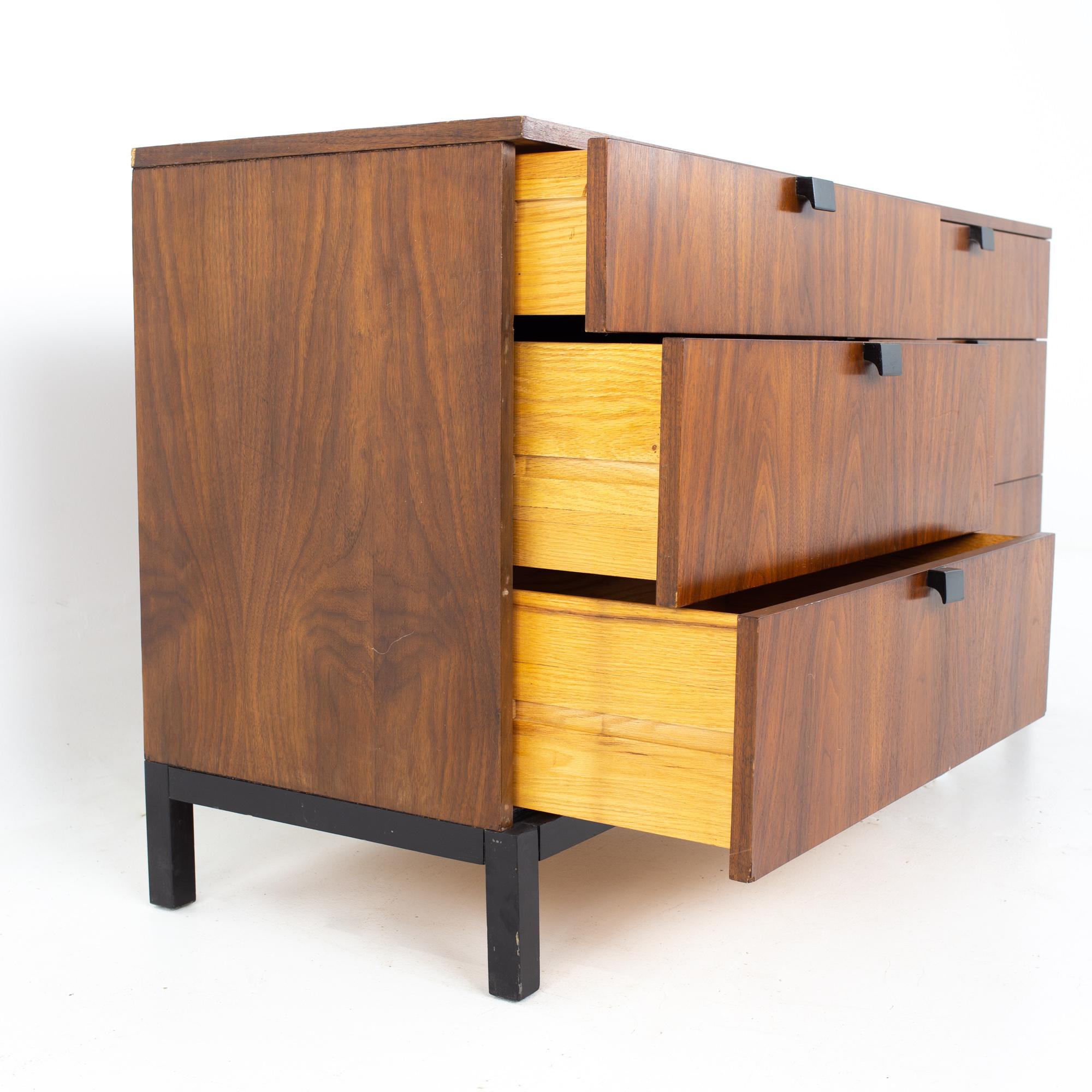 American Milo Baughman for Directional Mid Century 6 Drawer Dresser