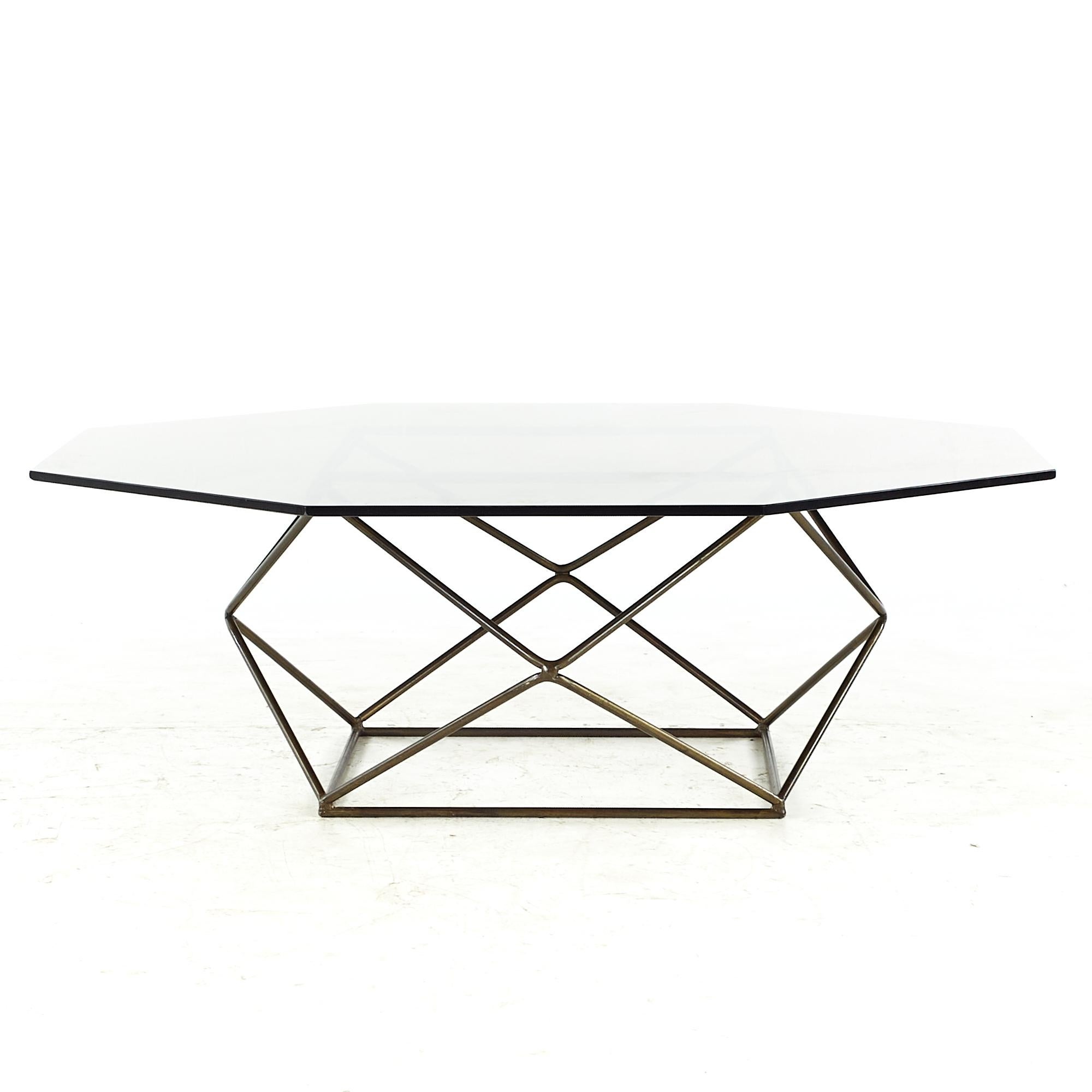 Milo Baughman for Directional midcentury coffee table

This coffee table measures: 48 wide x 48 deep x 16.5 inches high

All pieces of furniture can be had in what we call restored vintage condition. That means the piece is restored upon