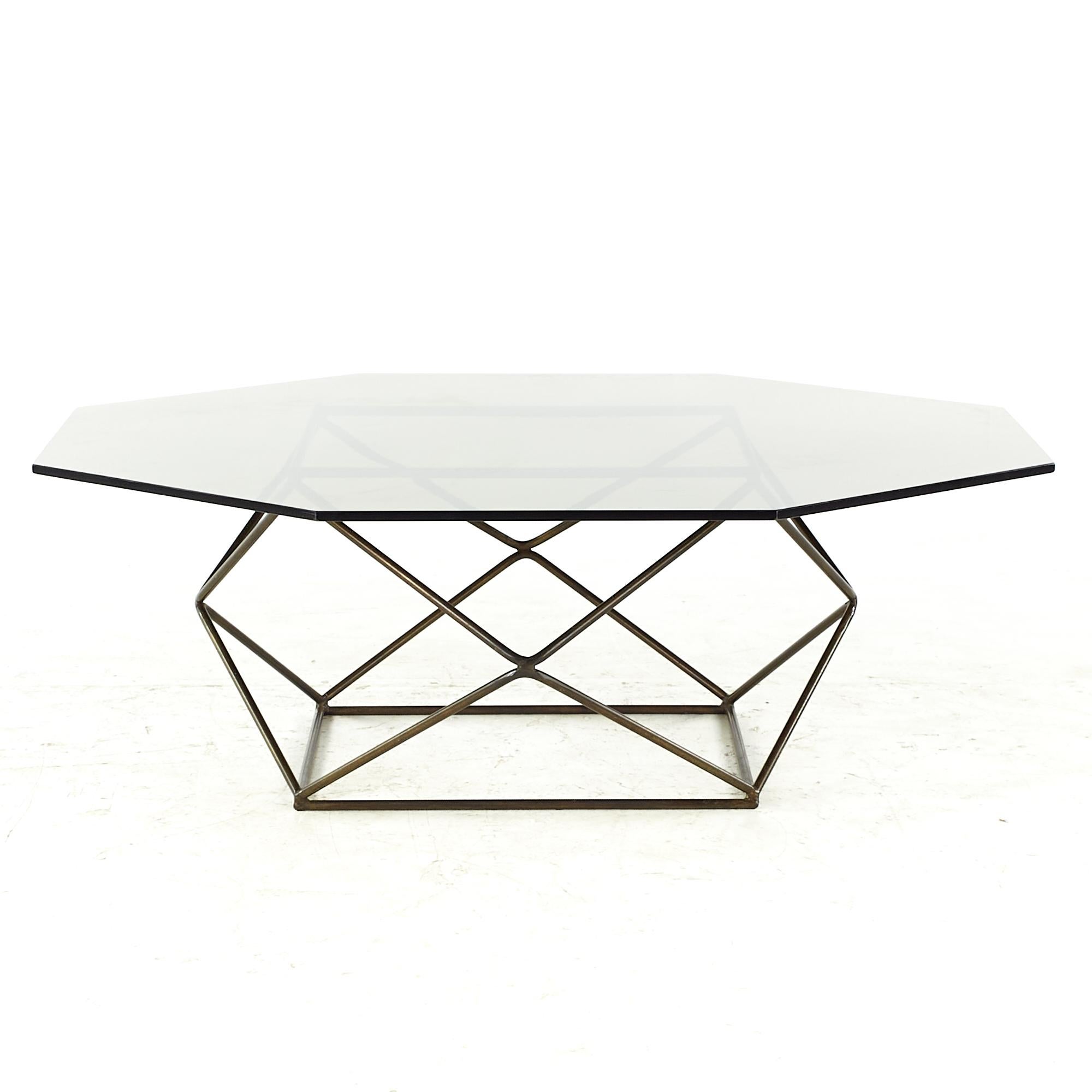 Milo Baughman for Directional Midcentury Coffee Table In Good Condition For Sale In Countryside, IL
